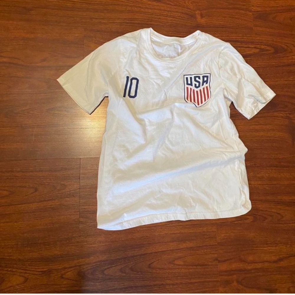 White USA Soccer T-Shirt